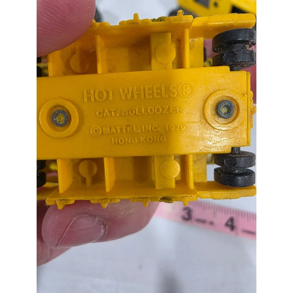 Vintage Tonka Hot Wheels CAT Construction Vehicle‎ Toy Bulldozer Lot of 3 READ